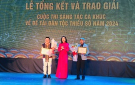 Trao giải cuộc thi Sáng tác ca khúc về đề tài dân tộc thiểu số năm 2024