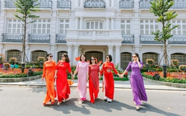 Lan tỏa nét đẹp áo dài Việt Nam