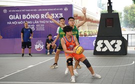 Giải bóng rổ 3x3 Hà Nội mở rộng 2024: Bùng nổ không khí sôi động cho người dân và du khách