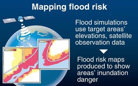 Nhật Bản có kế hoạch cung cấp bản đồ cảnh báo lũ lụt cho Việt Nam
