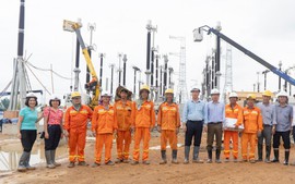 Tăng tốc,phấn đấu hoàn thành đóng điện TBA 500kV Thanh Hóa vào ngày 22/6