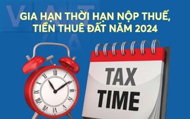 Infographics: Đối tượng được gia hạn nộp thuế, tiền thuê đất năm 2024