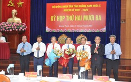 Quảng Nam bầu Chủ tịch và 2 Phó chủ tịch UBND tỉnh