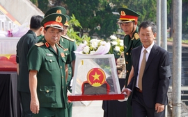 Kon Tum truy điệu, an táng 15 liệt sĩ hy sinh tại Lào và Campuchia