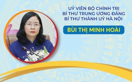 INFOGRAPHICS: Tiểu sử tóm tắt tân Bí thư Thành uỷ Hà Nội Bùi Thị Minh Hoài