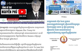 Báo chí Campuchia: Tổng Bí thư Nguyễn Phú Trọng là người cộng sản mẫu mực