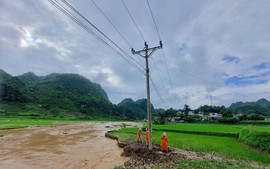 Sơn La cấp điện trở lại cho 15.000 khách hàng bị ảnh hưởng bởi mưa lũ