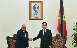 Phó Thủ tướng Trần Lưu Quang tiếp Bộ trưởng Cựu chiến binh Algeria