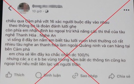 Xử lý người tung tin sai sự thật trên mạng xã hội về tình hình thiệt hại do bão số 3