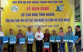 Cần Thơ bàn giao thêm 30 căn nhà tình nghĩa dịp Tết Nguyên đán Ất Tỵ