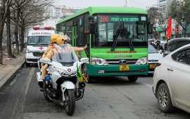 CSGT tuần tra chống ùn tắc tại các cửa ngõ TP. Hà Nội