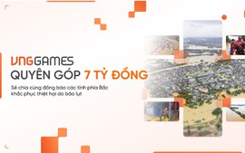 VNGGames ủng hộ 7 tỷ đồng tới người dân bị thiệt hại do bão lũ