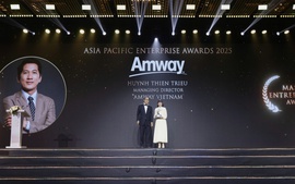 Tổng Giám đốc Amway Việt Nam nhận giải thưởng Doanh nhân xuất sắc Châu Á 2025 