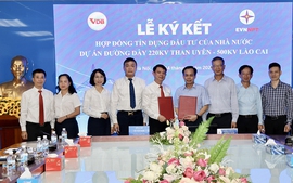 EVNNPT, VDB ký kết hợp đồng tín dụng đầu tư đường dây 220kV Than Uyên – 500kV Lào Cai