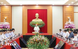 Thông báo Kết luận của Tổng Bí thư tại Hội nghị sơ kết thực hiện Nghị quyết 57
