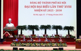 Chùm ảnh: Khai mạc Đại hội đại biểu Đảng bộ TP. Hà Nội lần thứ XVIII, nhiệm kỳ 2025-2030