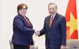 Tổng Bí thư Tô Lâm tiếp Chủ tịch Đảng Cộng sản Phần Lan Tiina Sandberg