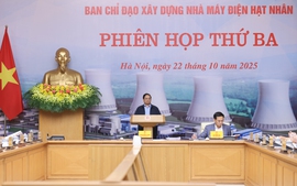 Thủ tướng chủ trì phiên họp thứ 3 Ban Chỉ đạo xây dựng nhà máy điện hạt nhân