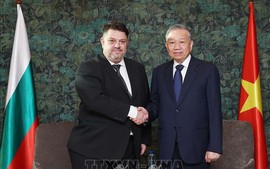 Tổng Bí thư Tô Lâm tiếp Chủ tịch Đảng Xã hội chủ nghĩa Bulgaria và đại diện các đảng cánh tả Bulgaria