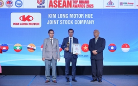 Kim Long Motor nhận giải thưởng "Thương hiệu uy tín hàng đầu ASEAN"
