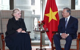 Tổng Bí thư Tô Lâm tiếp lãnh đạo một số tập đoàn, tổ chức tài chính quốc tế