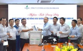 BSR quyên góp ủng hộ đồng bào Quảng Ngãi khắc phục hậu quả mưa lũ