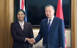 Tổng Bí thư Tô Lâm hội kiến Chủ tịch Đảng Bảo thủ Anh Kemi Badenoch