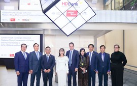 Lãnh đạo HDBank thăm Sàn giao dịch chứng khoán London
