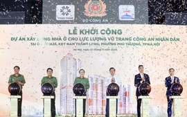 Khởi công dự án nhà ở cho lực lượng CAND tại Khu đô thị Nam Thăng Long, Hà Nội