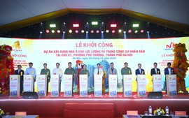 Thêm một dự án nhà ở cho lực lượng CAND được khởi công tại Hà Nội