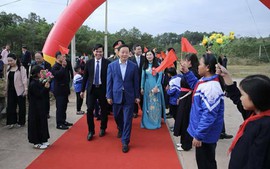 Phó Thủ tướng Trần Hồng Hà dự lễ khởi công xây dựng Trường Phổ thông dân tộc nội trú liên cấp Khuất Xá, Lạng Sơn