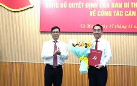 Chủ tịch UBND tỉnh Vĩnh Long Lữ Quang Ngời giữ chức Phó Bí thư Tỉnh ủy Cà Mau