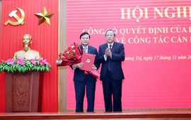 Chủ tịch UBND tỉnh Nghệ An được chỉ định làm Phó Bí thư Tỉnh ủy Quảng Trị