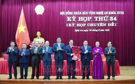 Đồng chí Võ Trọng Hải được bầu làm Chủ tịch UBND tỉnh Nghệ An