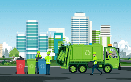 Phí bảo vệ môi trường và tiền thu gom rác là hai khoản độc lập