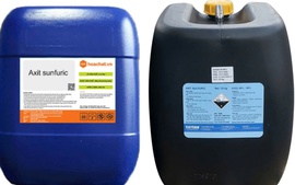 100 can axit sunfuric bị lũ cuốn trôi, công an phát cảnh báo nguy hiểm