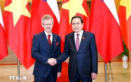 Chủ tịch Quốc hội Trần Thanh Mẫn hội đàm với Chủ tịch Thượng viện Quốc hội Cộng hòa Czech