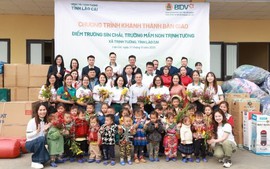 Khánh thành điểm trường Sín Chải, thêm cơ hội học tập cho trẻ em vùng cao