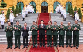 Trao quyết định bổ nhiệm Chủ nhiệm Tổng cục Chính trị và thăng quân hàm Đại tướng, Thượng tướng