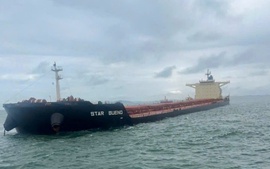 Lập Sở chỉ huy xử lý sự cố tàu chở quặng sắt mắc cạn tại vùng biển Dung Quất