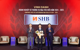 SHB là ‘Doanh nghiệp có thương vụ M&A tiêu biểu năm 2024-2025’