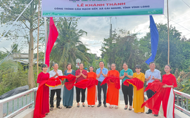 BSR khánh thành cầu giao thông nông thôn tại Vĩnh Long