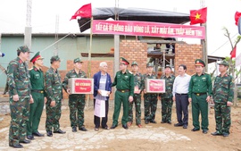 Xây dựng nhà ở sau lũ: Quân khu 5 phấn đấu hoàn thành tối thiểu 50% số nhà trước ngày 15/1/2026