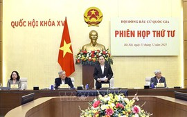 Chủ tịch Quốc hội Trần Thanh Mẫn chủ trì Phiên họp thứ tư Hội đồng Bầu cử Quốc gia