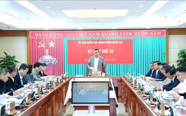 Kỳ họp thứ 70 của Ủy ban Kiểm tra Trung ương