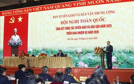 Tổng Bí thư Tô Lâm: Xây dựng đội ngũ cán bộ tuyên giáo và dân vận 'chuyên tâm, thạo việc'