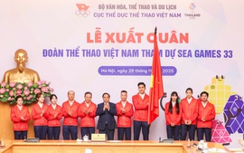 Lê Thanh Thúy và Lê Minh Thuận sẽ cầm cờ cho Đoàn Thể thao Việt Nam tại SEA Games 33