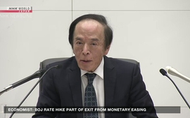 Nhật Bản dần 'bình thường hóa' chính sách tiền tệ