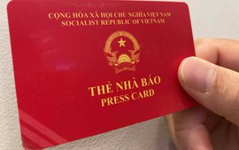 Gia hạn sử dụng Thẻ nhà báo kỳ hạn 2021-2025 đến hết ngày 31/3/2026