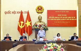 Ban Thường vụ Đảng ủy Quốc hội tổ chức Hội nghị kiểm điểm, đánh giá, xếp loại năm 2025